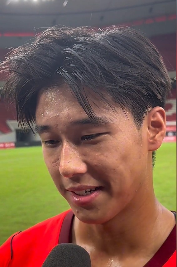 U17国足3-2阿森纳 程晟涵头球绝杀：第一次国家队进球特别兴奋