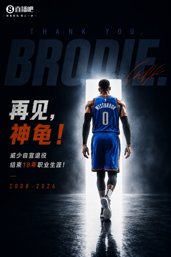 威少宣布退役,18年生涯209次三双定格历史第一 威少宣布退役,18年生涯209次三双定格历史第一