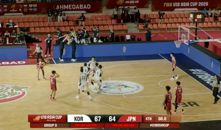 日本U18罚球20中6负韩国 伊朗28中5惨败中国