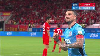 补时绝平！海港1-1英博 李新翔替补救主斯坦丘点射魏震失点