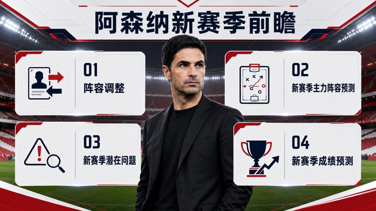 阿森纳新赛季前瞻:精准引援补强短板,英超卫冕只是及格?